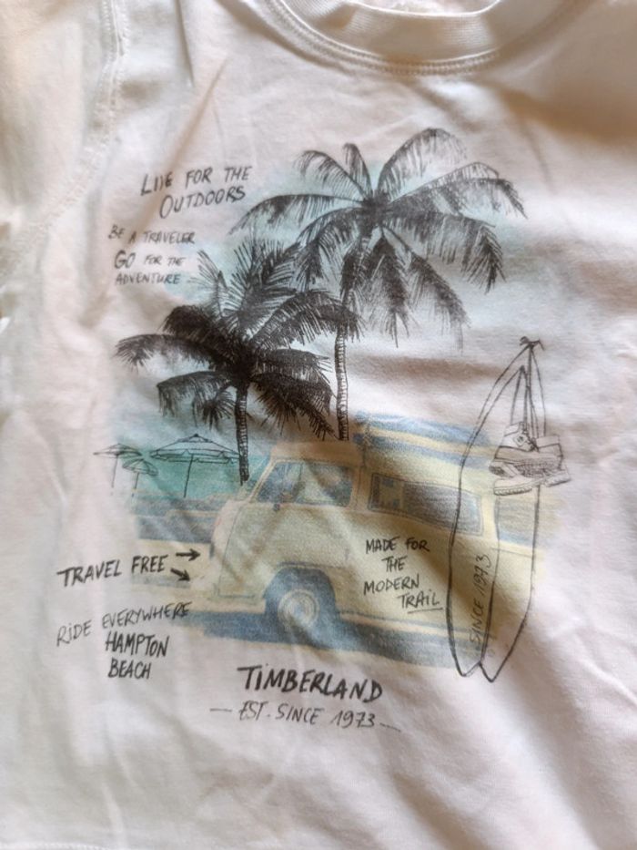 Tee-shirt manches courtes Timberland 2 ans 86 cm - photo numéro 3