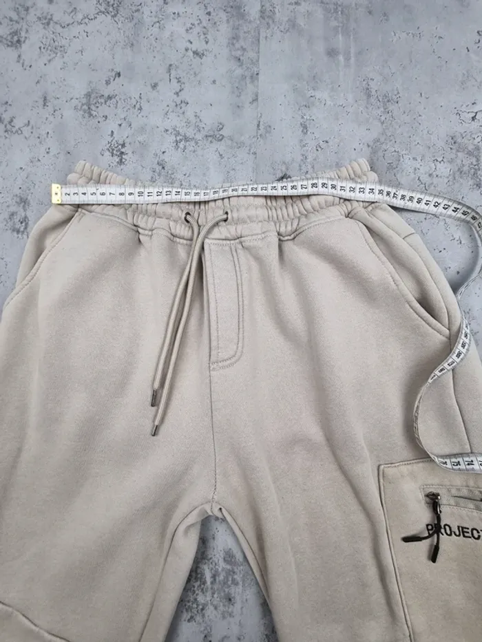 Pantalon de jogging Project X Paris crème – Taille L Homme (mesures en photos) - photo numéro 8