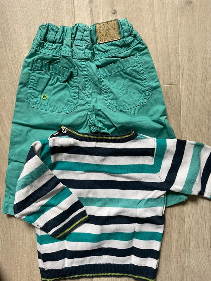 Ensemble pull + chino 9 mois - photo numéro 5