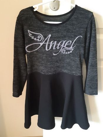Robe noire et grise