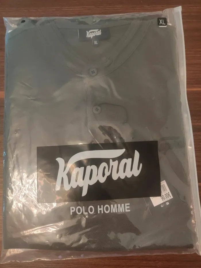 Polo homme Kaporal kaki XL