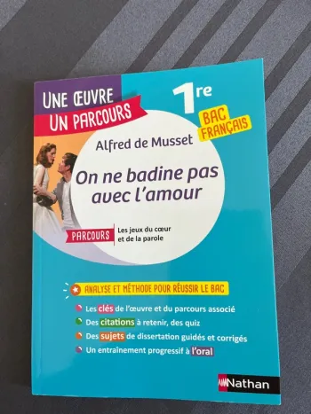 Livre On ne badine pas avec l amour Alfred de musset
