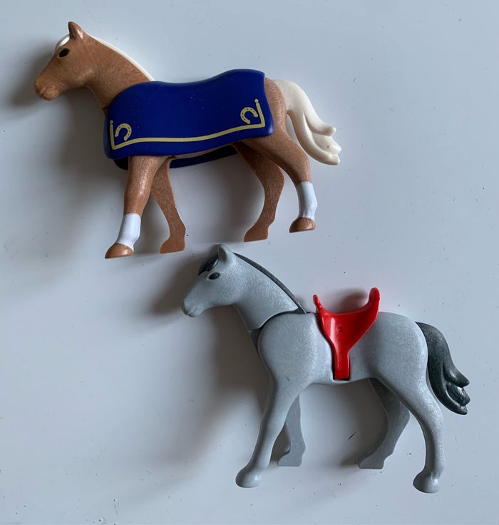 Lot 2 chevaux Playmobil