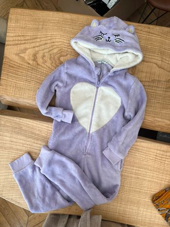 Pyjama 5 ans fashion private compagny ourson violet Lila souris déguisement chaud pilou hiver