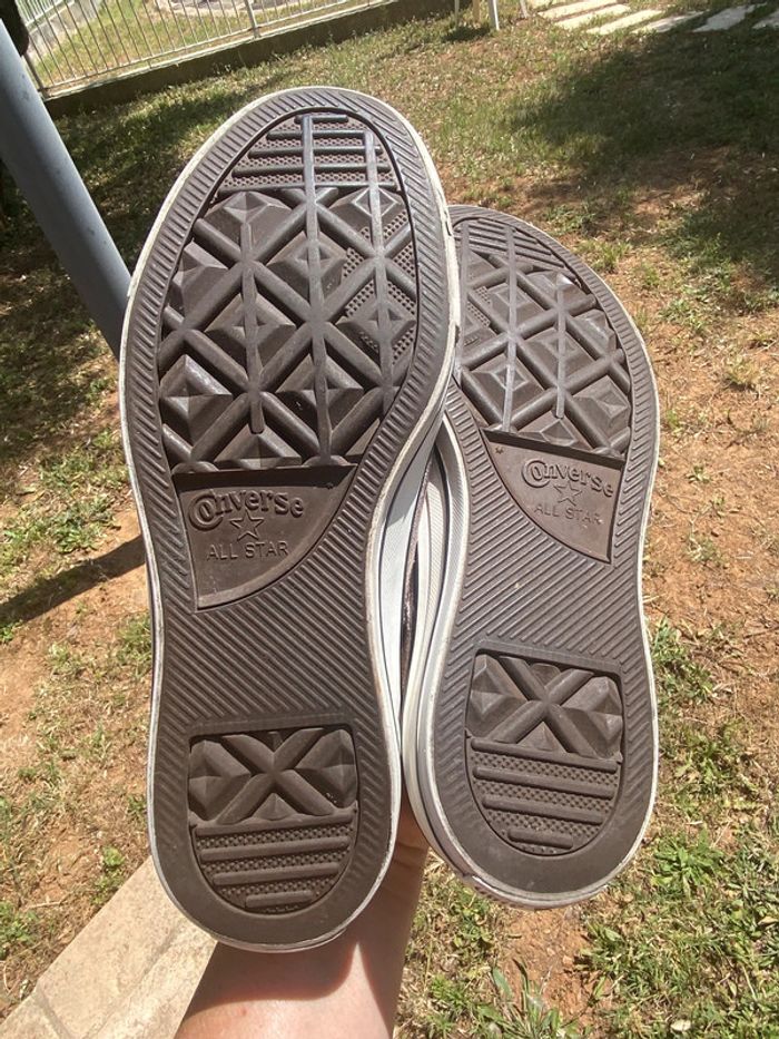 Converse argent 37 1/2 - photo numéro 7