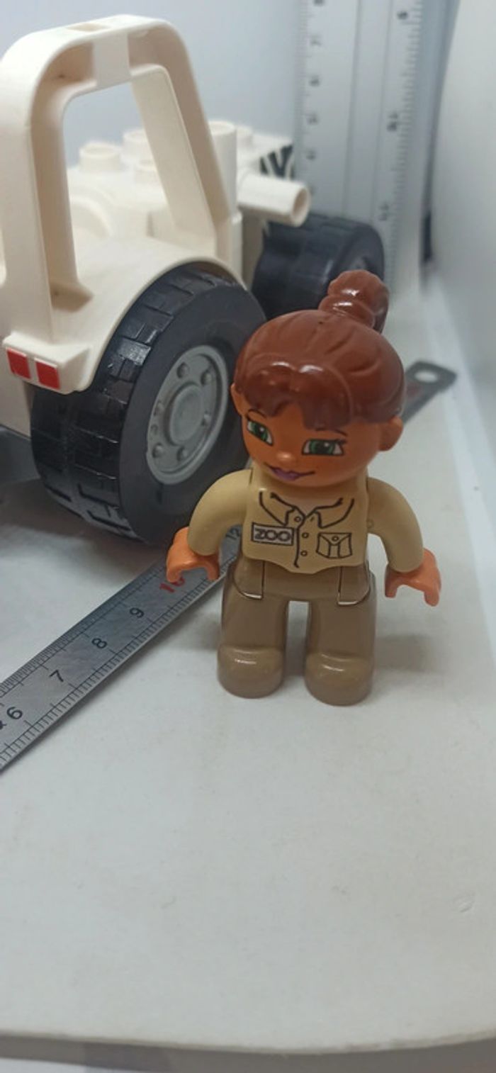 Véhicule tracteur de zoo avec remorque lego duplo - photo numéro 14