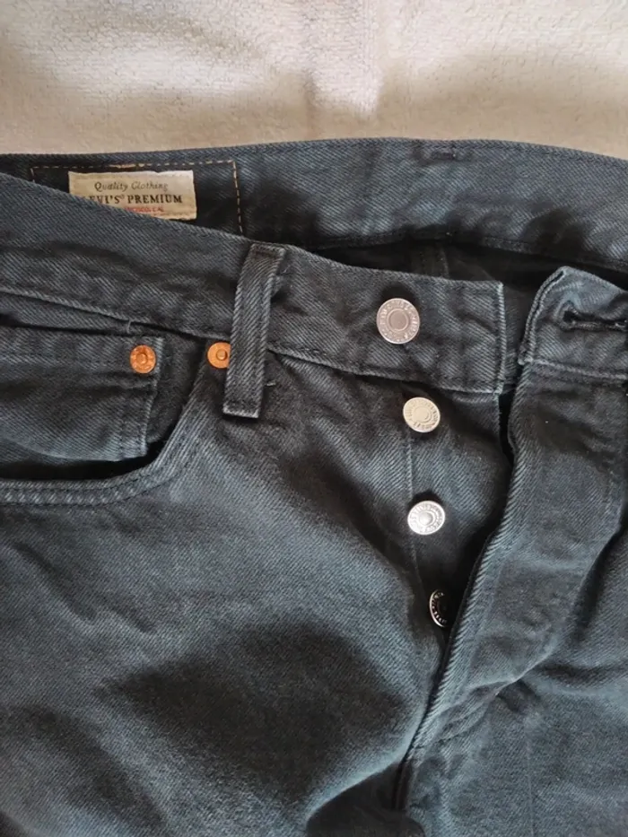 🎈Jean homme Levi's 501 noir taille w28 I 32 🎈 - photo numéro 5