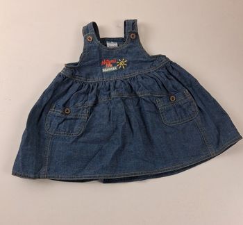 Robe en jean's Absorba taille 6 mois