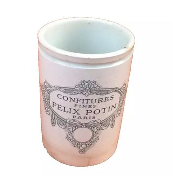 Années 1900  Pot confitures fines  Felix Potin Paris K & G (Keller & Guérin)