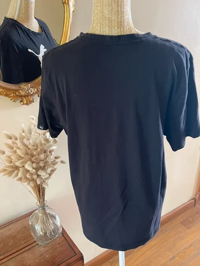 T-Shirt Puma - Taille M - Noir en coton - photo numéro 6