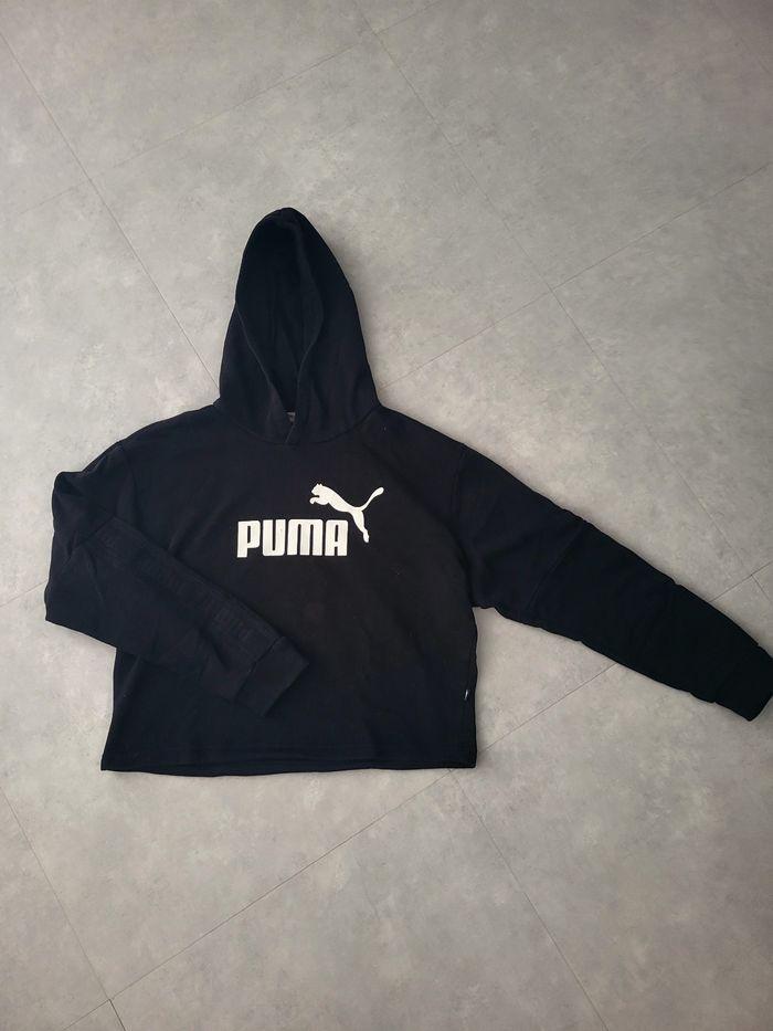 Sweat à capuche PUMA noir - photo numéro 2