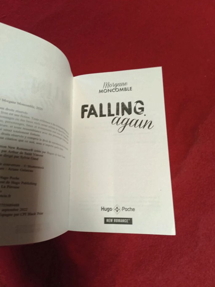 Falling again " Morgane Moncomble " Hugo Poche " New Romance " - photo numéro 10