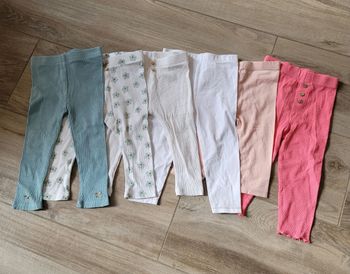 Lot de 6 leggings taille 18 mois