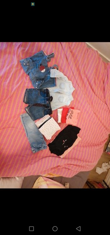 Lot vêtements bébé fille 12 mois