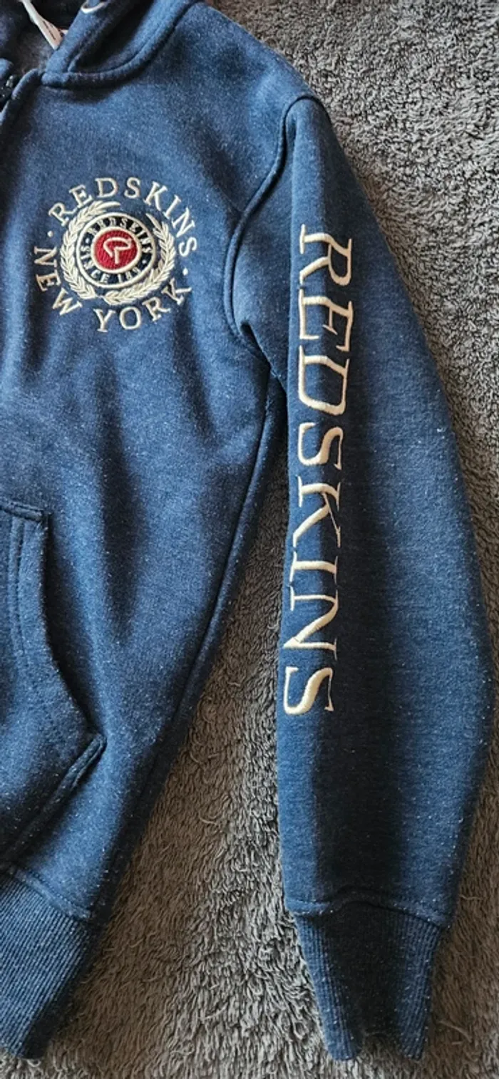 Veste capuche 10 ans redskins - photo numéro 3