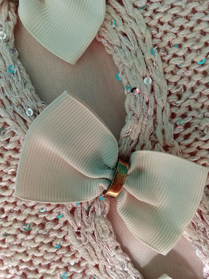 Pull rose pailleté - photo numéro 3