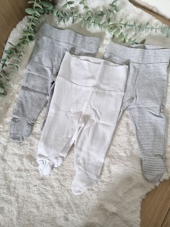 Lot Leggings/ Pantalons fins avec pieds mixte 1M