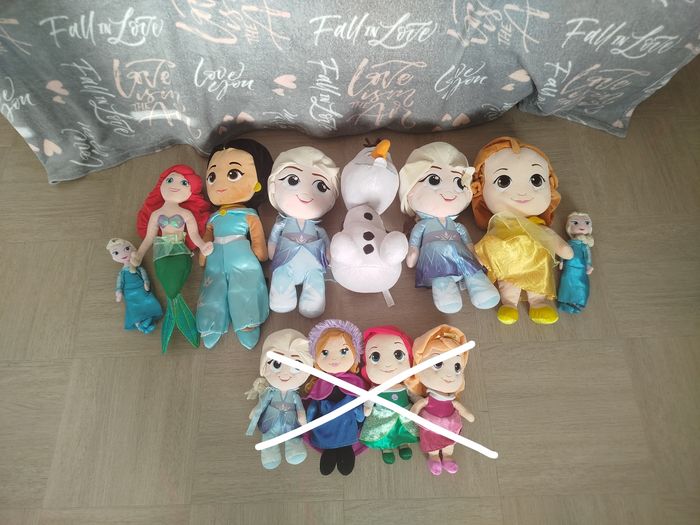 Grande peluche des princesses Disney 50cm