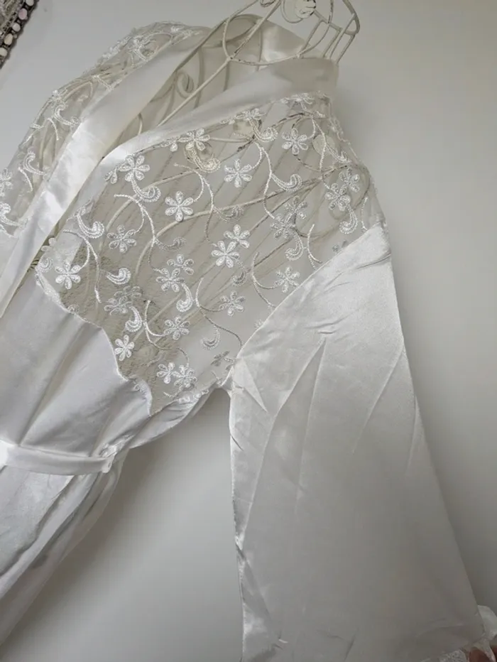 Robe de chambre /Kimono satin 42 - photo numéro 8