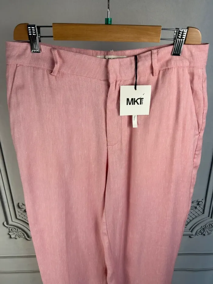 Pantalon large fluide Rose MKT studio 40 neuf - photo numéro 2
