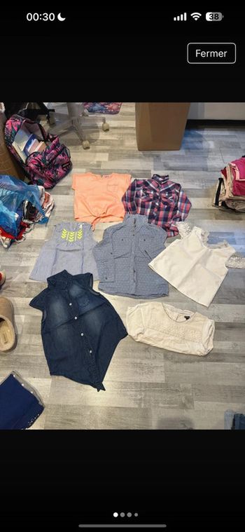 Lot de 7 tunique/chemise