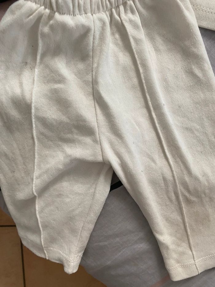 ensemble coton garçon habillé costume noeud papillon bébé 3-6 mois - photo numéro 5