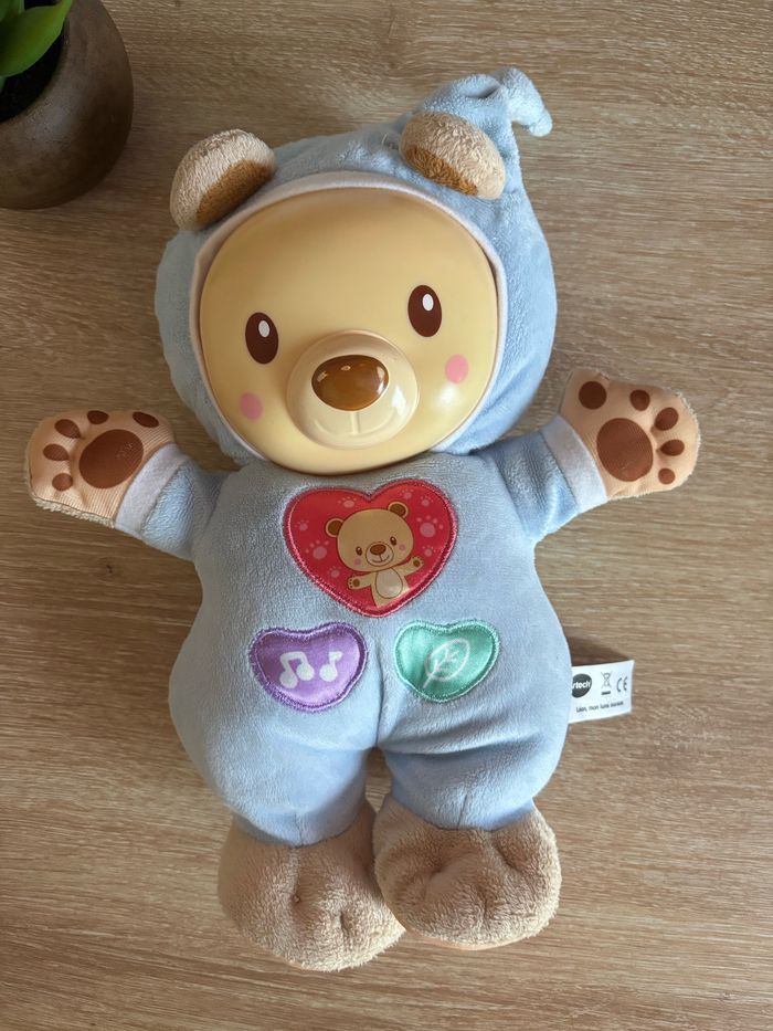 Ourson Leon lumi musical lumière vtech - photo numéro 2