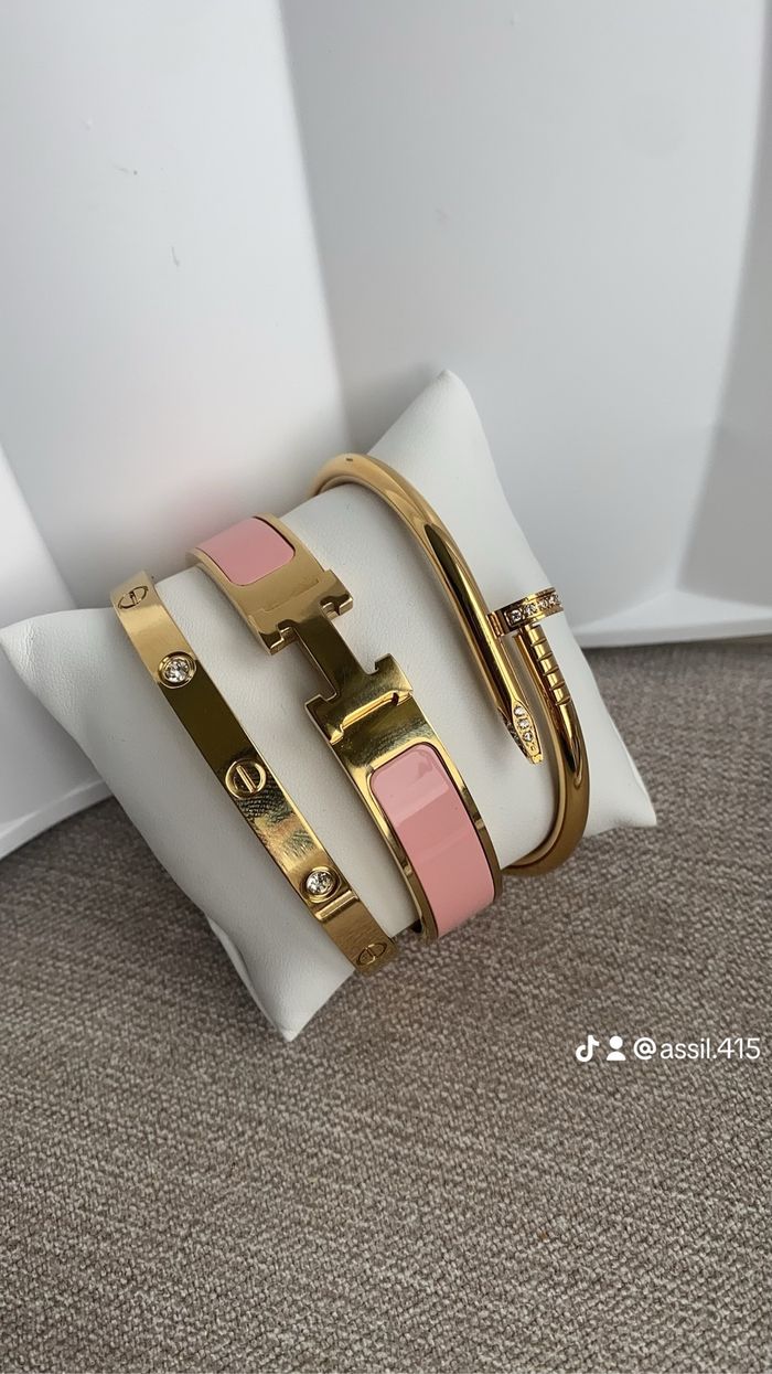 Bracelet hermès love et clou - photo numéro 3
