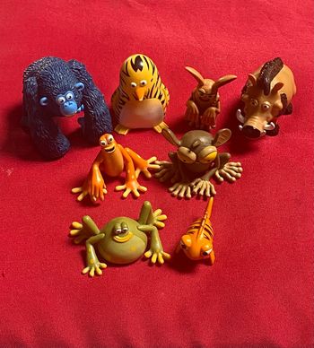 8 figurines Les As de la jungle