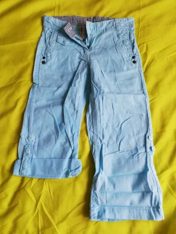 Pantalon en lin fille