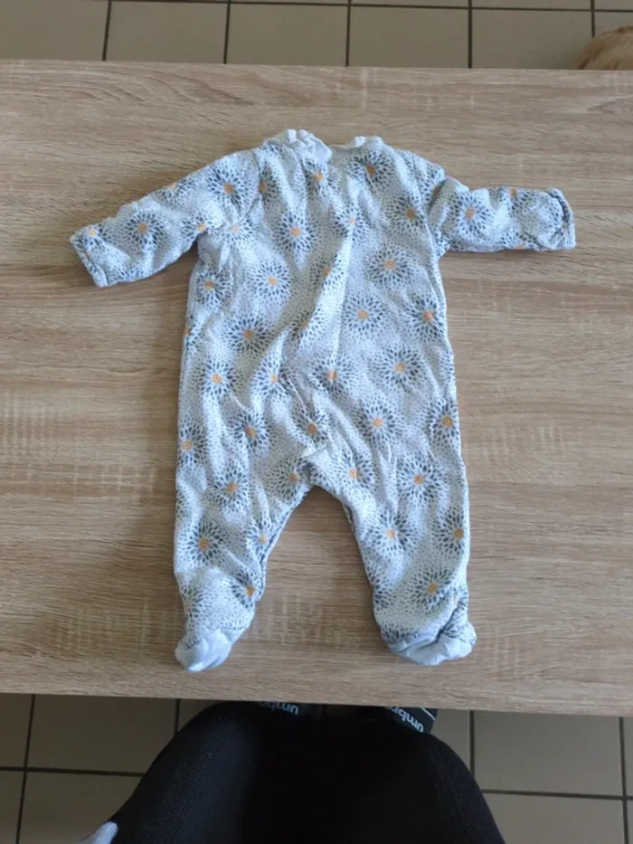 Pyjama grenouillère chaude du pareil au même 3 mois - photo numéro 3