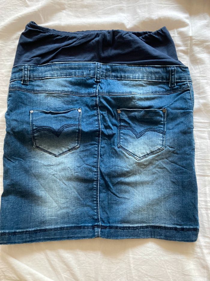 Jupe premaman effet usé taille 36 - photo numéro 5