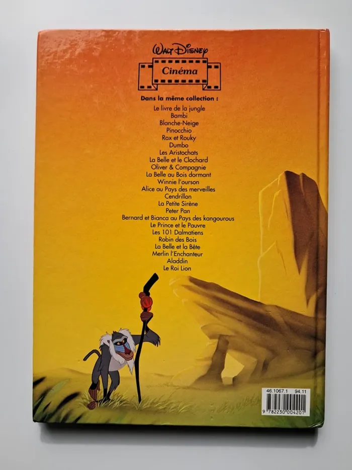 Livre Le Roi Lion de Walt Disney - photo numéro 4