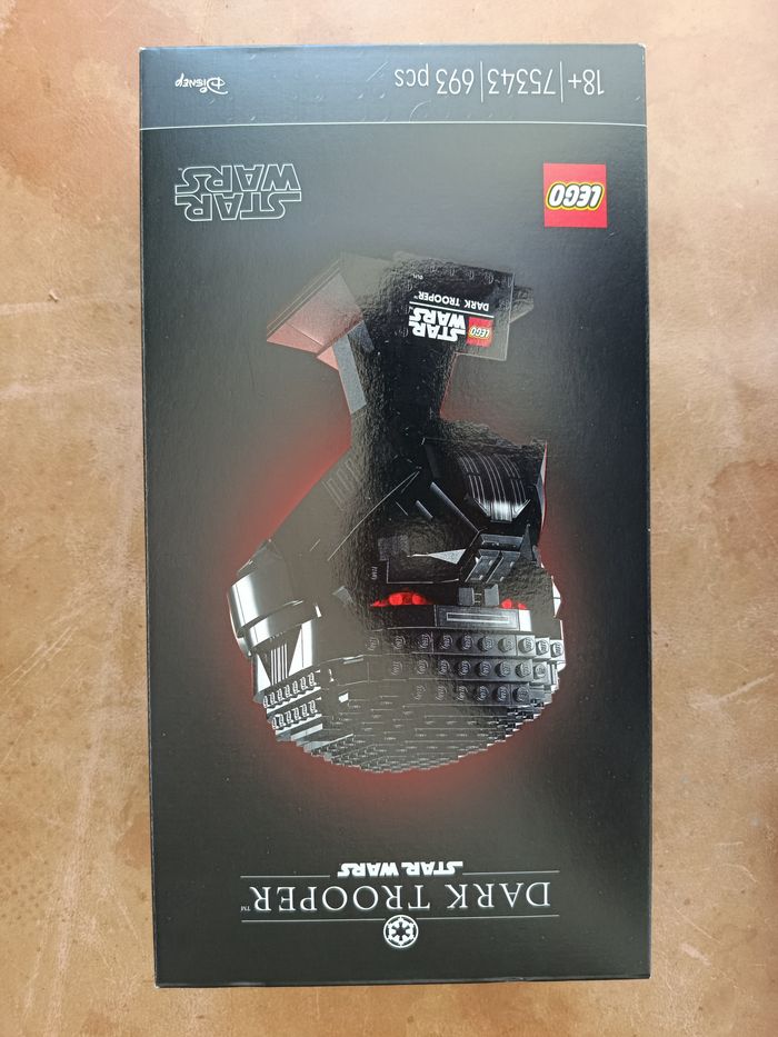 Neuf - Lego Star Wars - 75343 - Le Casque du Dark Trooper