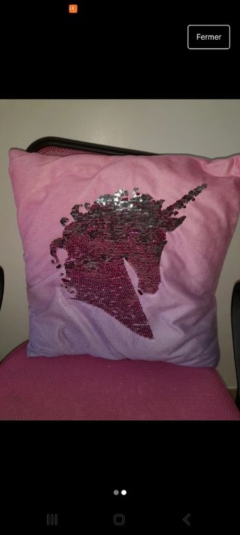 Coussin licorne