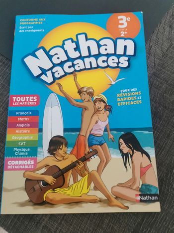 Cahier de vacances