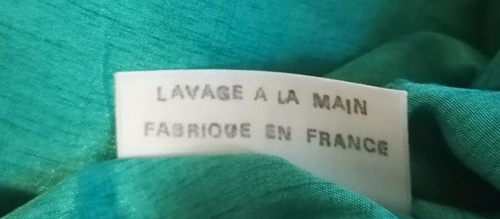 Chemisette vintage vert satin taille 46 Gérard Darel - photo numéro 10