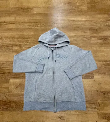Veste full zip tommy Hilfiger gris taille L