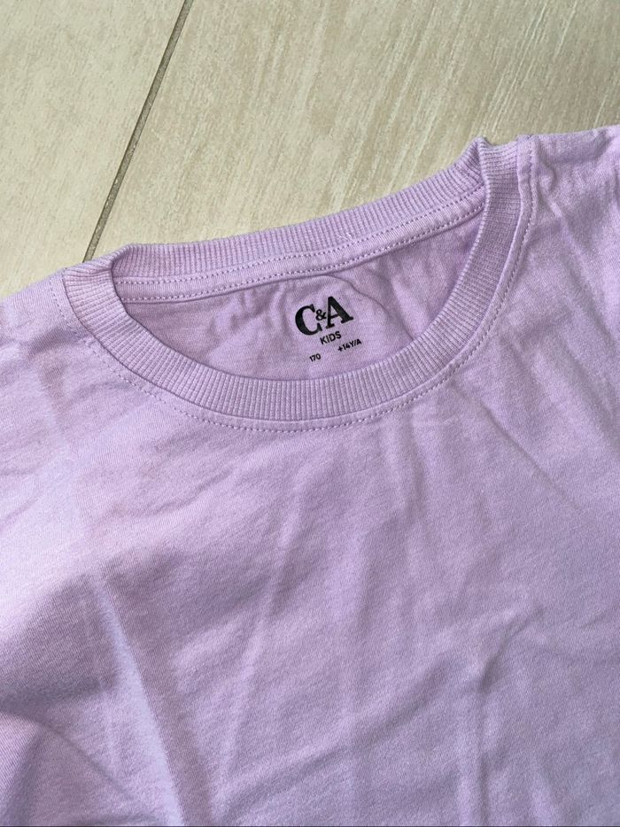 C&A lot t-shirt ML 16 ans - photo numéro 2