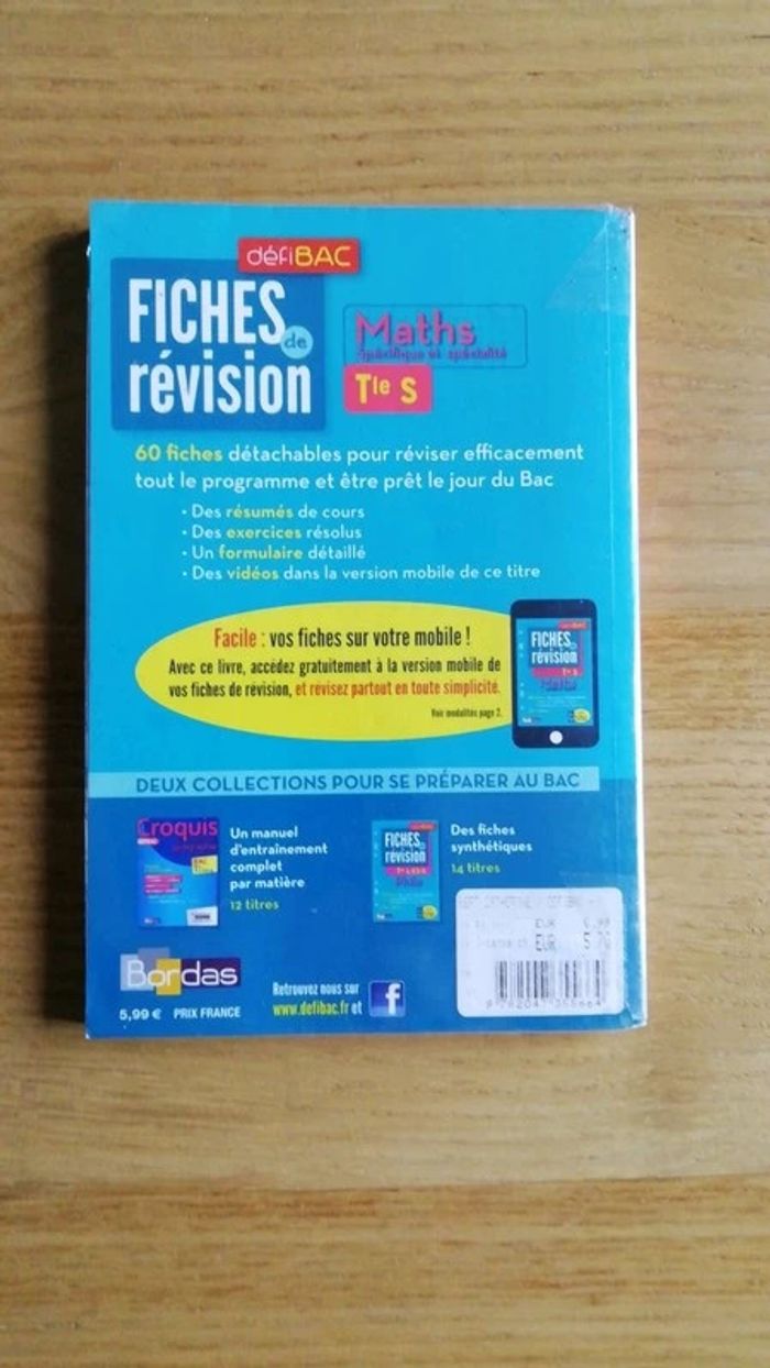 Fiche de révision Terminale S Mathématique - photo numéro 2