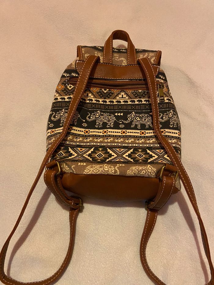 Sac à dos en toile doublée - photo numéro 2