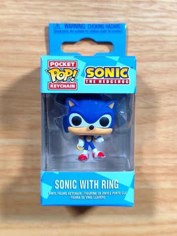 Pocket Pop! Keychain SONIC With Ring - Sonic The Hedgehog / SEGA