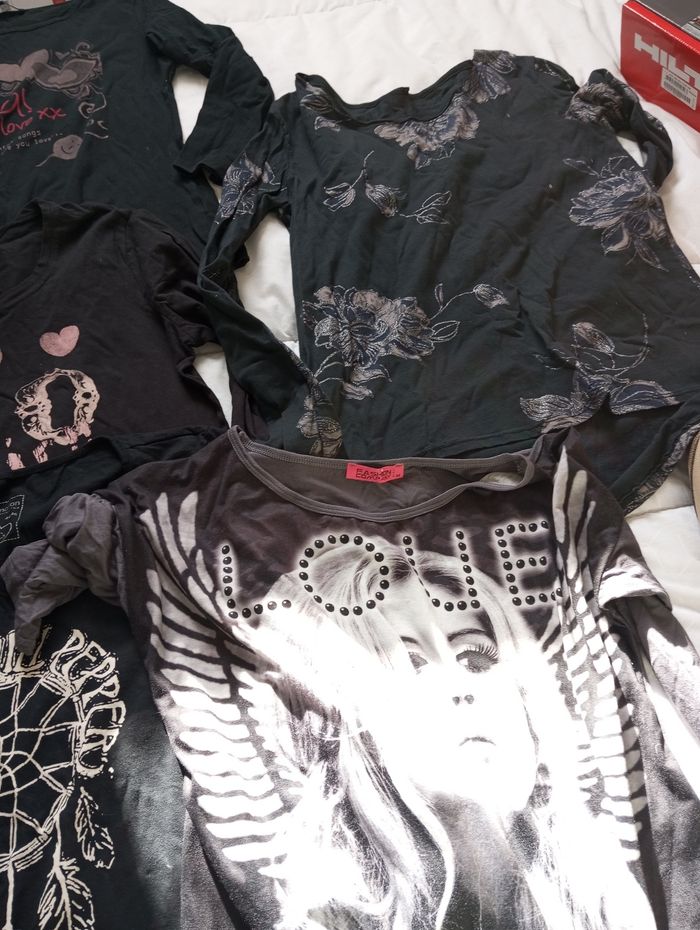 Lot tee shirt manches longues femme - photo numéro 4