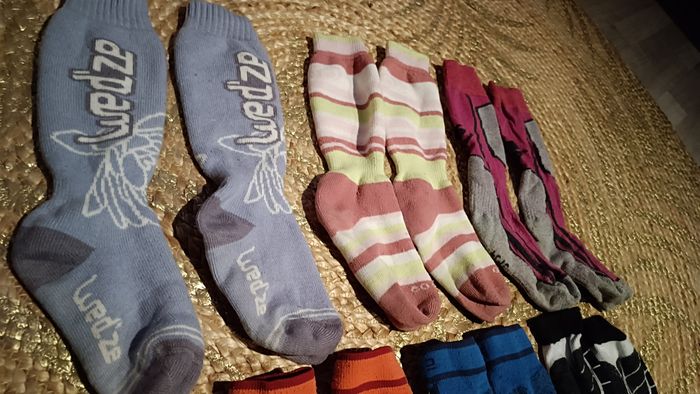 Lot de 6 paires de chaussettes de ski enfant 🎿 - photo numéro 2