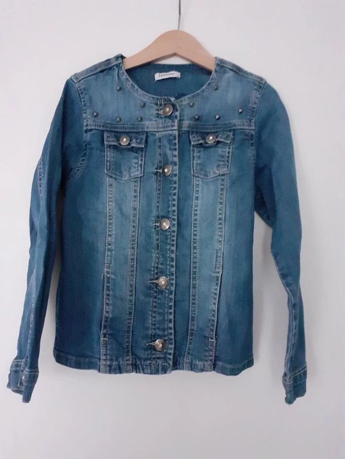 Veste en jean fille bleu 8 ans Marque 3 pommes