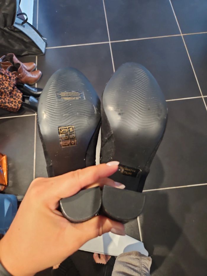 Botte noir en dain - photo numéro 6