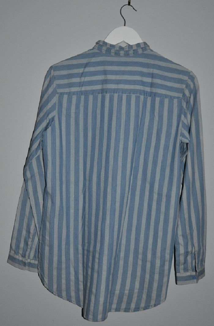 CHEMISE EN JEAN RAYEE - EDC by ESPRIT - T.M/L - NEUVE - photo numéro 2