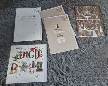 Lot cartes de Noël et enveloppe