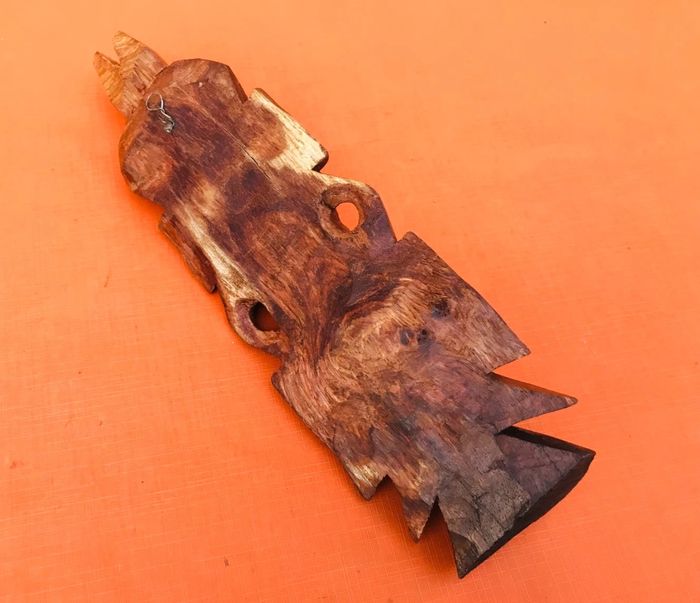 Masque à suspendre Africain / Tribal Bois sculpté - photo numéro 4