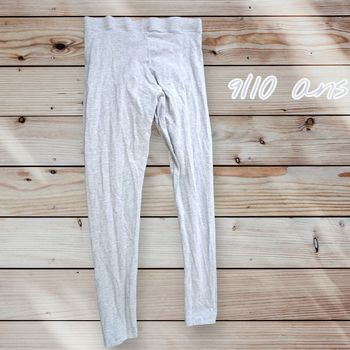 🩶 Legging gris Primark – 9/10 ans 🩶